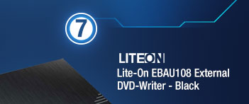 Lite-On EBAU108 External DVD-Writer - Black