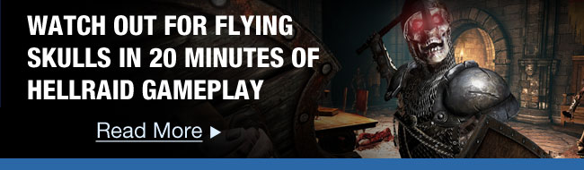 Watch out for flying skulls in 20 minutes of hellraid gameplay. Read More.