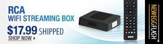 Newegg Flash - RCA WiFi Streaming Box.