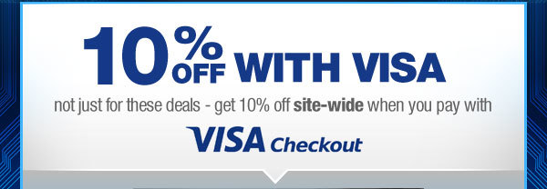 10% OFF WITH VISA