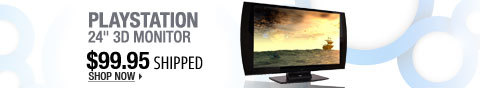 Newegg Flash - PlayStation 24" 3D Monitor.