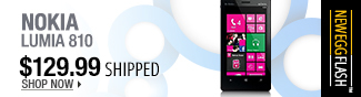 Newegg Flash - Nokia Lumia 810.