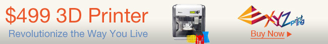 499 3D Printer. Revolutionize The Way You Live.