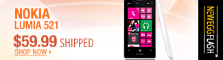 Newegg Flash - Nokia Lumia 521.