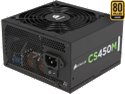 CORSAIR CS450M 450W 80 PLUS GOLD Certified Modular Power Supply 