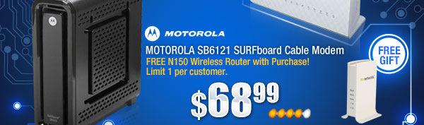 MOTOROLA SB6121 SURFboard Cable Modem