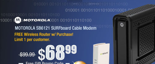 MOTOROLA SB6121 SURFboard Cable Modem