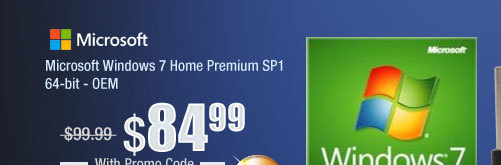 Microsoft Windows 7 Home Premium SP1 64-bit - OEM