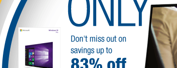 Don't miss out on savings up to 83% off.