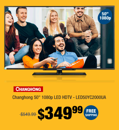 Changhong 50" 1080p LED HDTV - LED50YC2000UA