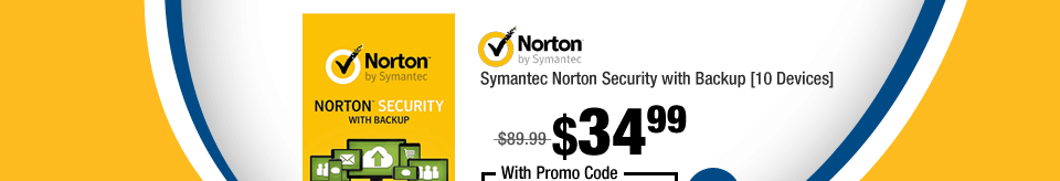 Symantec Norton Security with Backup [10 Devices]