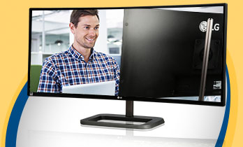 15% OFF SELECT LG MONITORS*