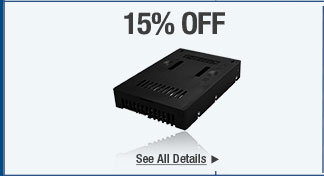 15% OFF SELECT ICY DOCK TRAYS & DOCKING STATIONS*