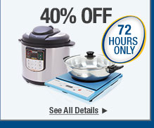 72 HOURS ONLY- 40% OFF SELECT TATUNG APPLIANCES*