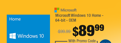 Microsoft Windows 10 Home - 64-bit - OEM