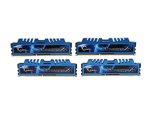 G.SKILL Ripjaws X Series 32GB (4 x 8GB) 240-Pin DDR3 SDRAM DDR3 1600 (PC3 12800) Desktop Memory