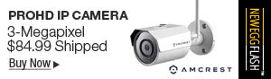 Newegg Flash - Amcrest ProHD IP Camera 3-Megapixel