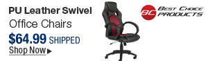 Newegg Flash - PU Leather Swlvel Office Chairs