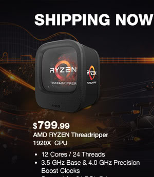 AMD RYZEN Threadripper 1920X 12-Core/24 Threads CPU