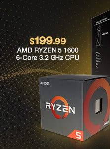 AMD RYZEN 5 1600 6-Core 3.2 GHz CPU