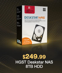 HGST Deskstar NAS 8TB HDD