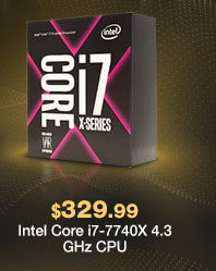 Intel Core i7-7740X 4.3 GHz CPU