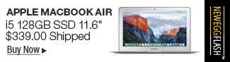 Newegg Flash â€“ Apple MacBook Air i5 128GB SSD 11.6"