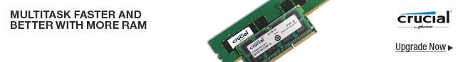 Crucial - Multitask Faster And Better with More Ram