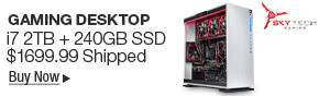 Newegg Flash – SkyTech Gaming Desktop i7 2TB + 240GB SSD