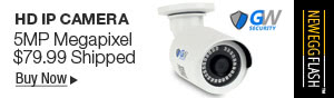 Newegg Flash – GW HD IP Camera 5MP Megapixel