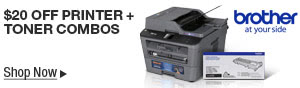 Brother - $20 Off Printer + Toner Combos