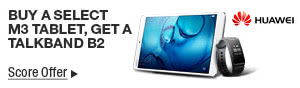 Huawei - Buy a Select M3 Tablet, Get A Talkband B2