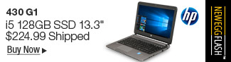 Newegg Flash â€“ HP 430 G1 i5 128GB SSD 13.3"