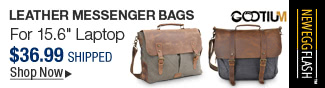 Newegg Flash – Leather Messenger Bags