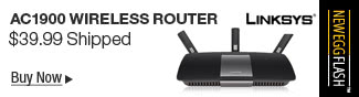 Newegg Flash  Linksys AC1900 Wireless Router