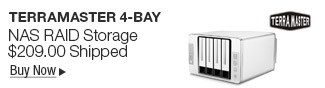 Newegg Flash - Terramaster 4-Bay NAS RAID Storage