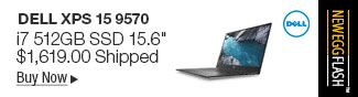 Newegg Flash - Dell XPS 15 9570 i7 512GB SSD 15.6"