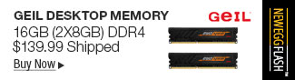 Newegg Flash - GeIL Desktop Memory 16GB (2X8GB) DDR4