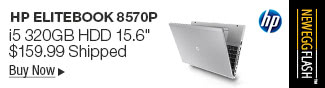 Newegg Flash - HP EliteBook 8570P i5 320GB HDD 15.6"