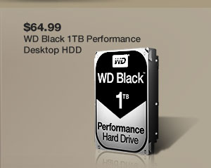 WD Black 1TB Performance Desktop HDD