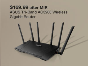 ASUS Tri-Band AC3200 Wireless Gigabit Router