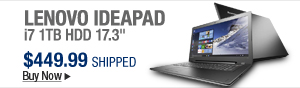 Newegg Flash - Lenovo Ideapad i7 1TB HDD 17.3"