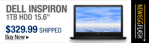 Newegg Flash – DELL Inspiron 1TB HDD 15.6"