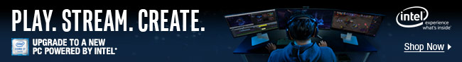 Intel - PLAY. STREAM. CREATE.