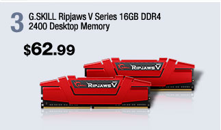 G.SKILL Ripjaws V Series 16GB DDR4 2400 Desktop Memory