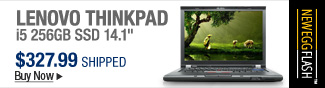 Newegg Flash  Lenovo ThinkPad i5 256GB SSD 14.1"