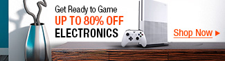 Get Ready to Game Up to 80% Off Electronics