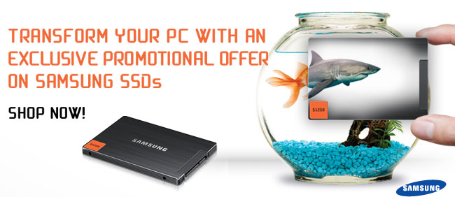 Transform your PC with an exclusive promotional offer on Samsung SSDs. SHOP NOW!