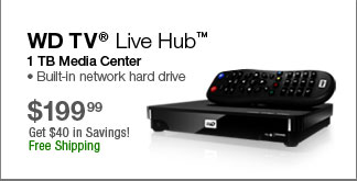 WD TV Live Hub 1TB Media Center