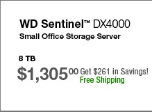 WD Sentinel DX4000 Small Office Storage Server - 8TB